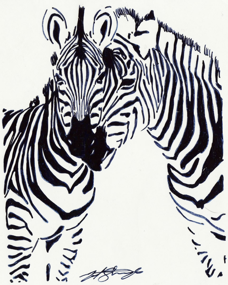 Wildlife drawing