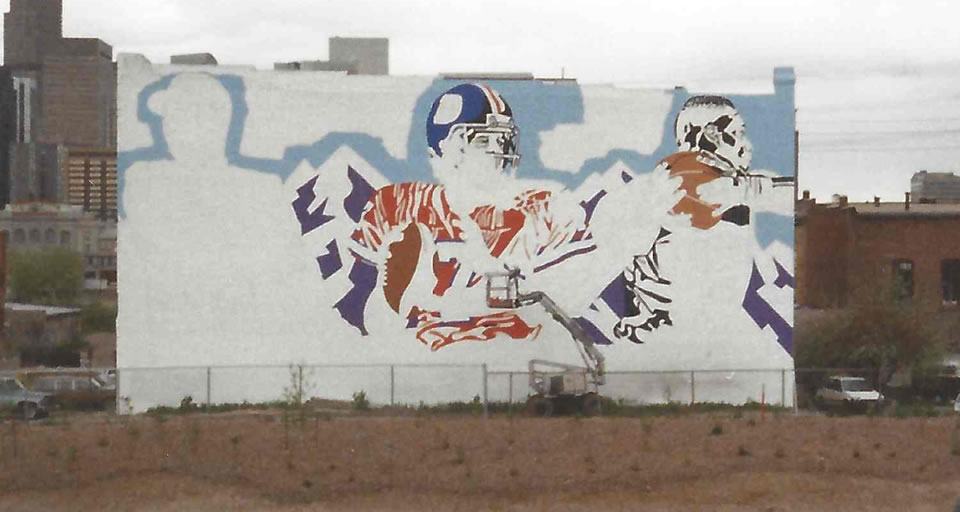 Mural painting step 12