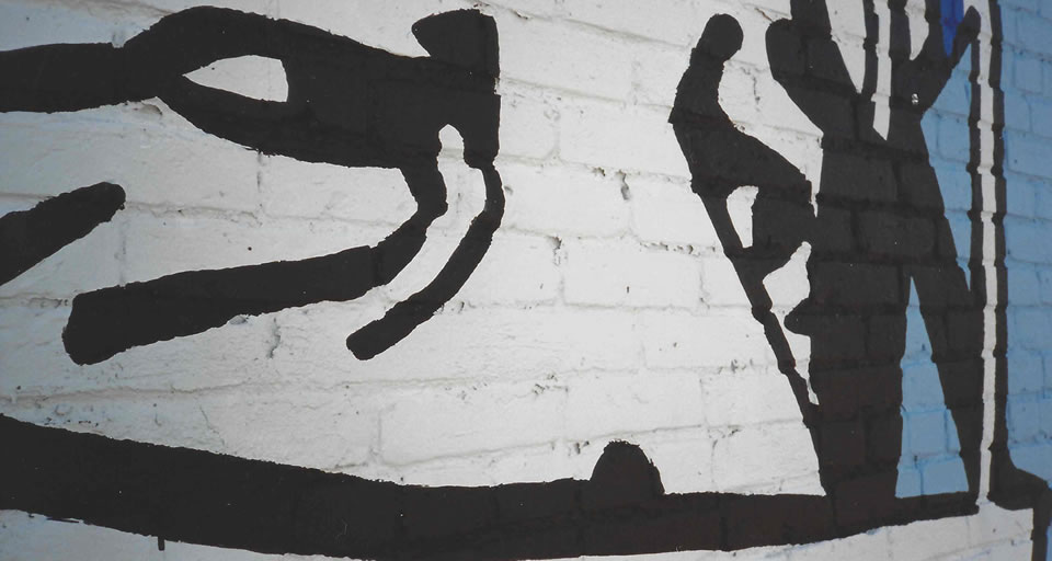 Mural painting step 25