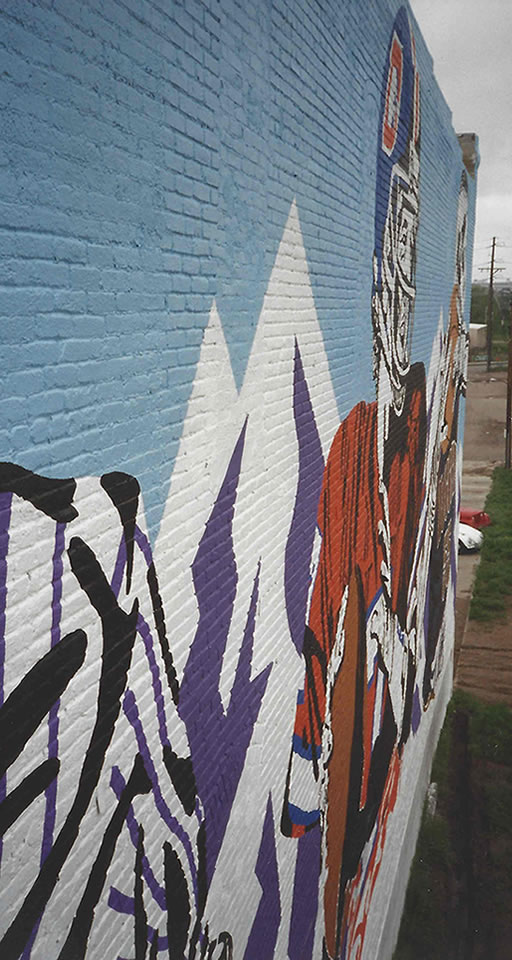 Mural painting step 26