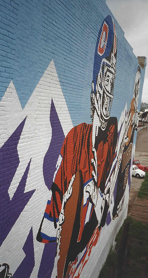 Mural painting step 27