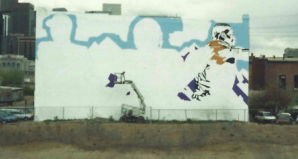 Mural painting step 9
