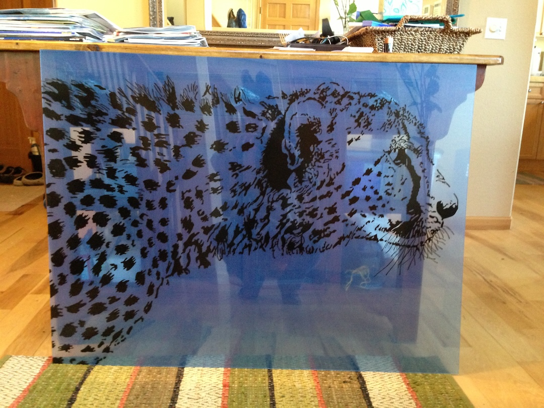 Painted on glass