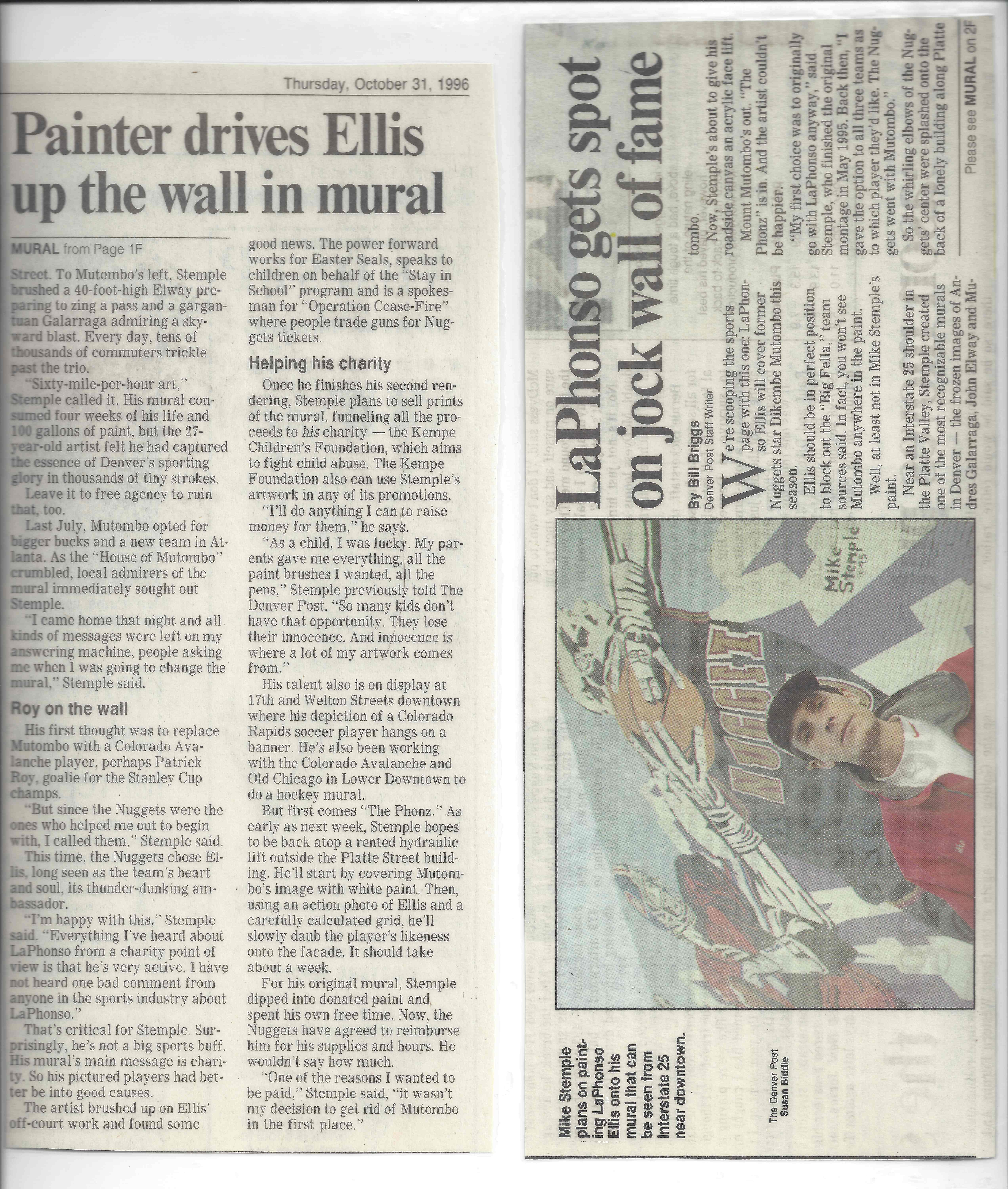 Press article about Stemple Studios